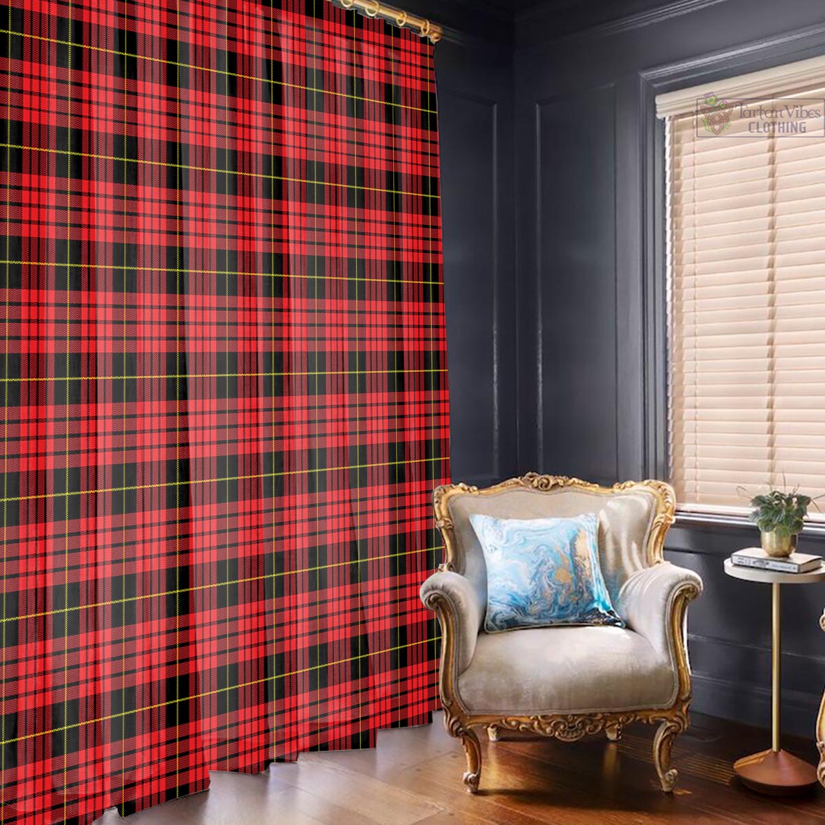 MacQueen Modern Tartan Window Curtain