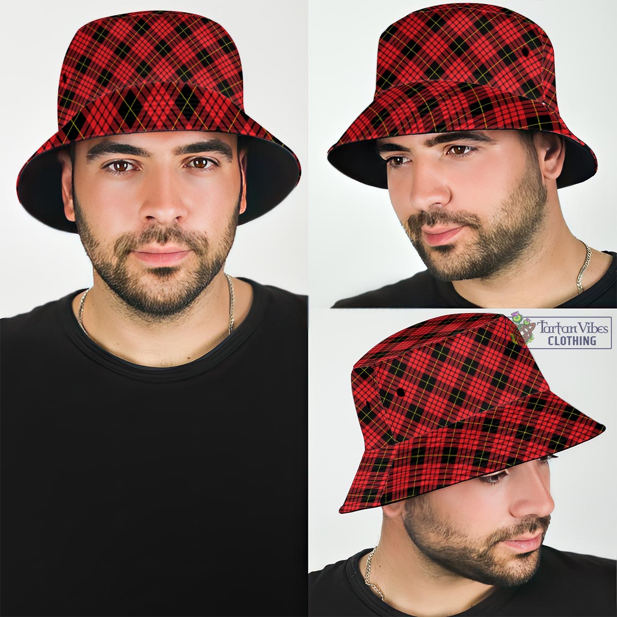 Tartan Vibes Clothing MacQueen Modern Tartan Bucket Hat