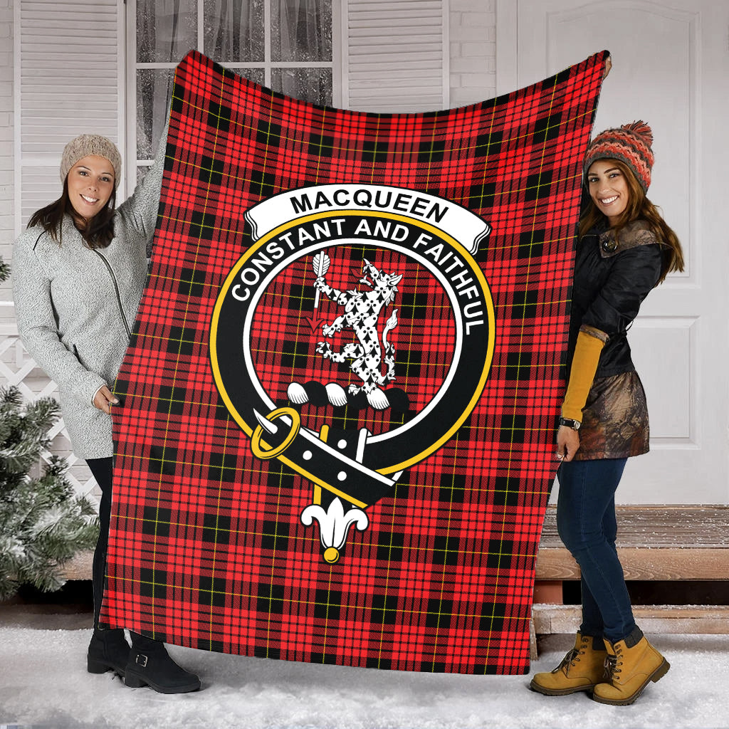 macqueen-modern-tartab-blanket-with-family-crest