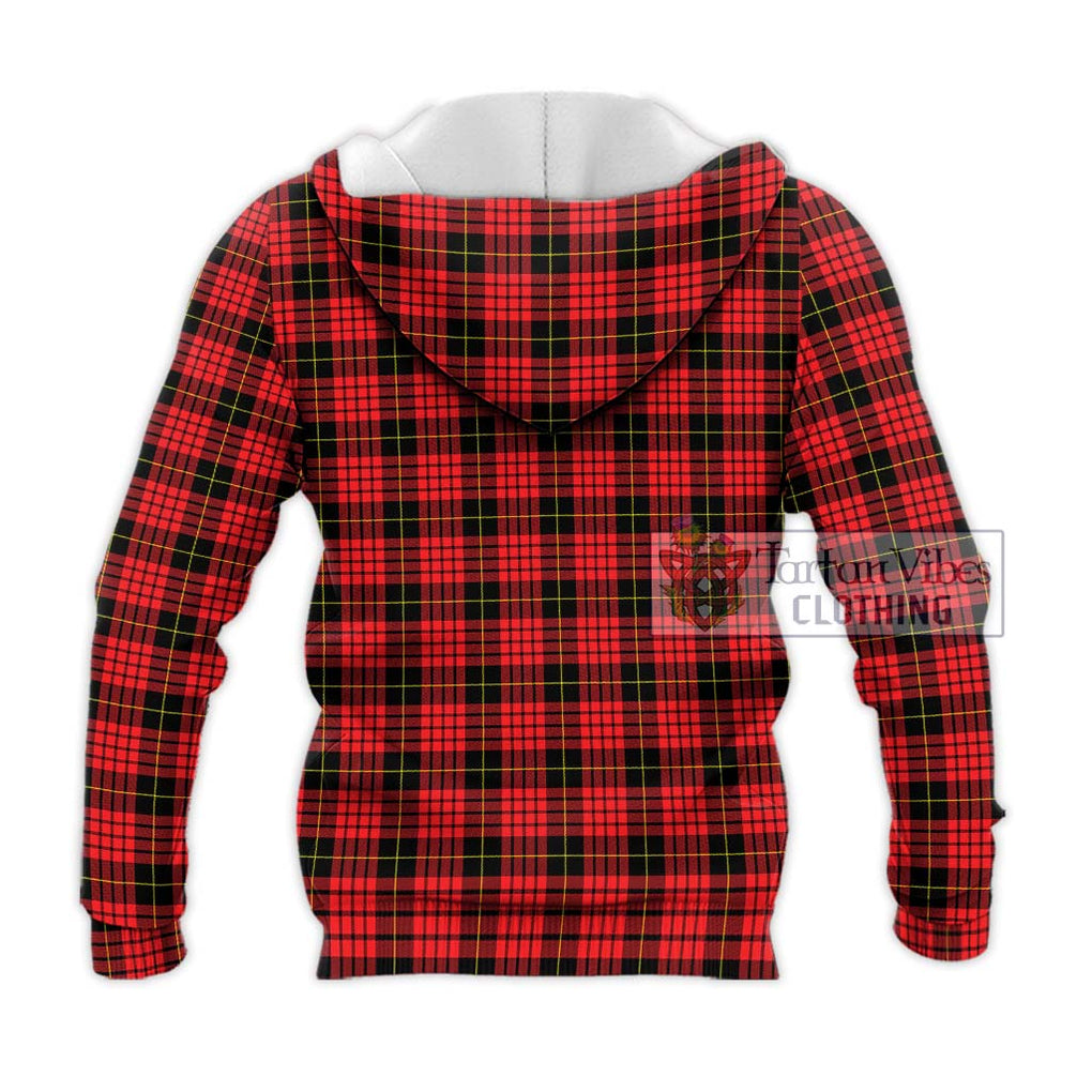 MacQueen Modern Tartan Knitted Hoodie with Family Crest DNA In Me Style - Tartanvibesclothing Shop