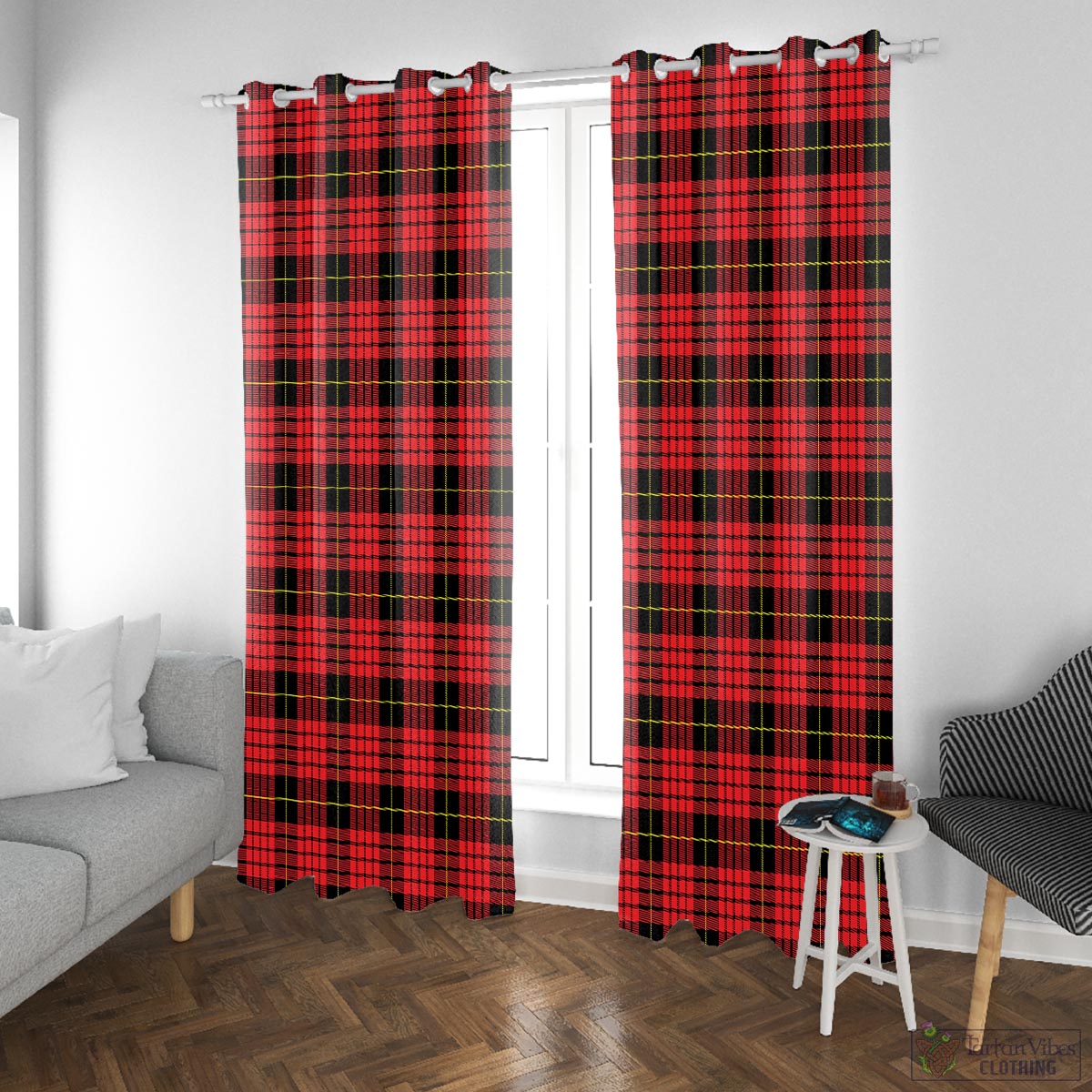 MacQueen Modern Tartan Window Curtain