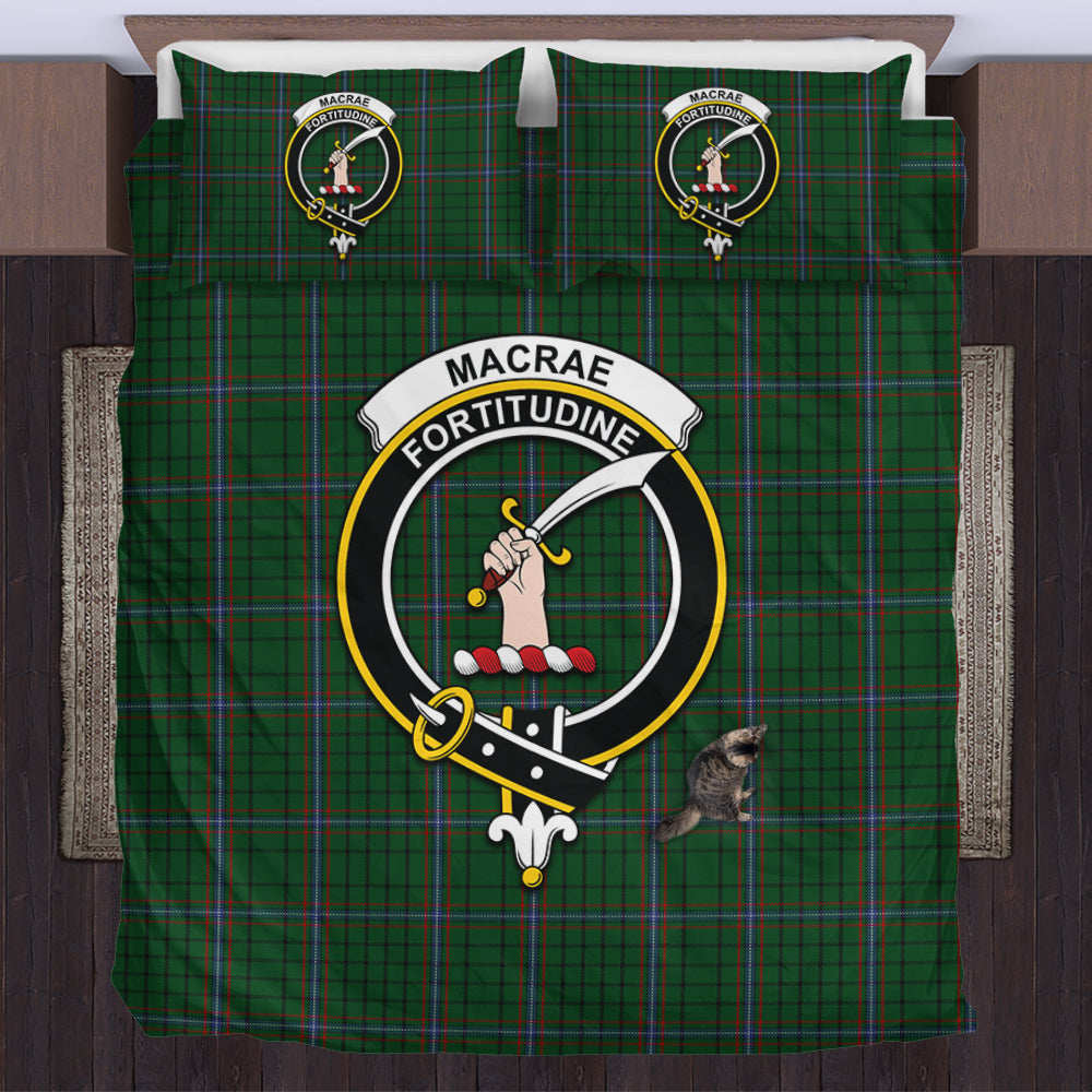 MacRae (McRae) Tartan Bedding Set with Family Crest US Bedding Set - Tartan Vibes Clothing