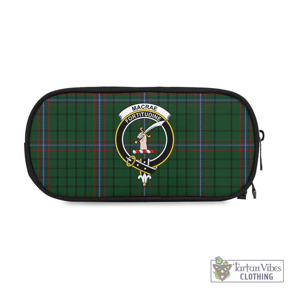 Tartan Vibes Clothing MacRae Tartan Pen and Pencil Case with Family Crest