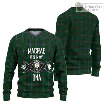 MacRae (McRae) Tartan Ugly Sweater with Family Crest DNA In Me Style