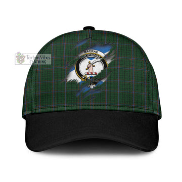 MacRae (McRae) Tartan Classic Cap with Family Crest In Me Style