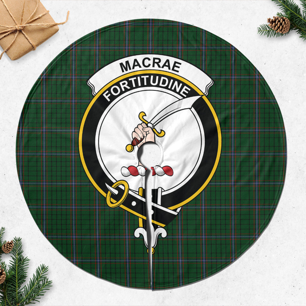 macrae-tartan-christmas-tree-skirt-with-family-crest