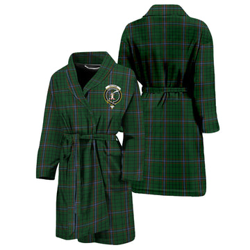 MacRae (McRae) Tartan Bathrobe with Family Crest