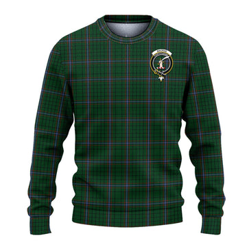 MacRae (McRae) Tartan Ugly Sweater with Family Crest