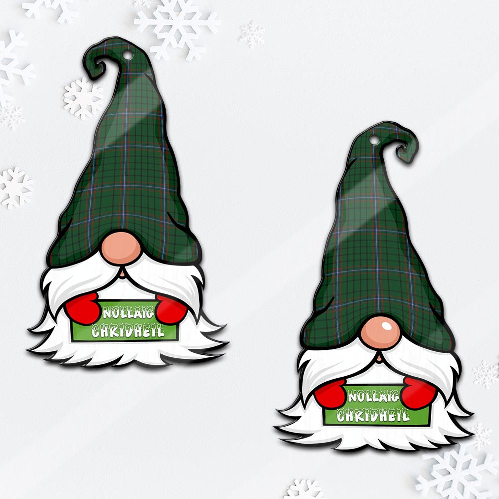 MacRae (McRae) Gnome Christmas Ornament with His Tartan Christmas Hat - Tartan Vibes Clothing