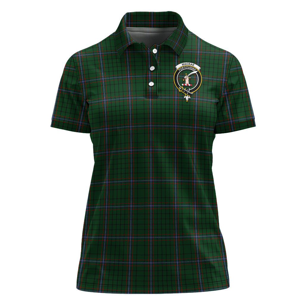 macrae-tartan-polo-shirt-with-family-crest-for-women