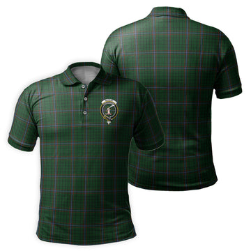 MacRae (McRae) Tartan Men's Polo Shirt with Family Crest