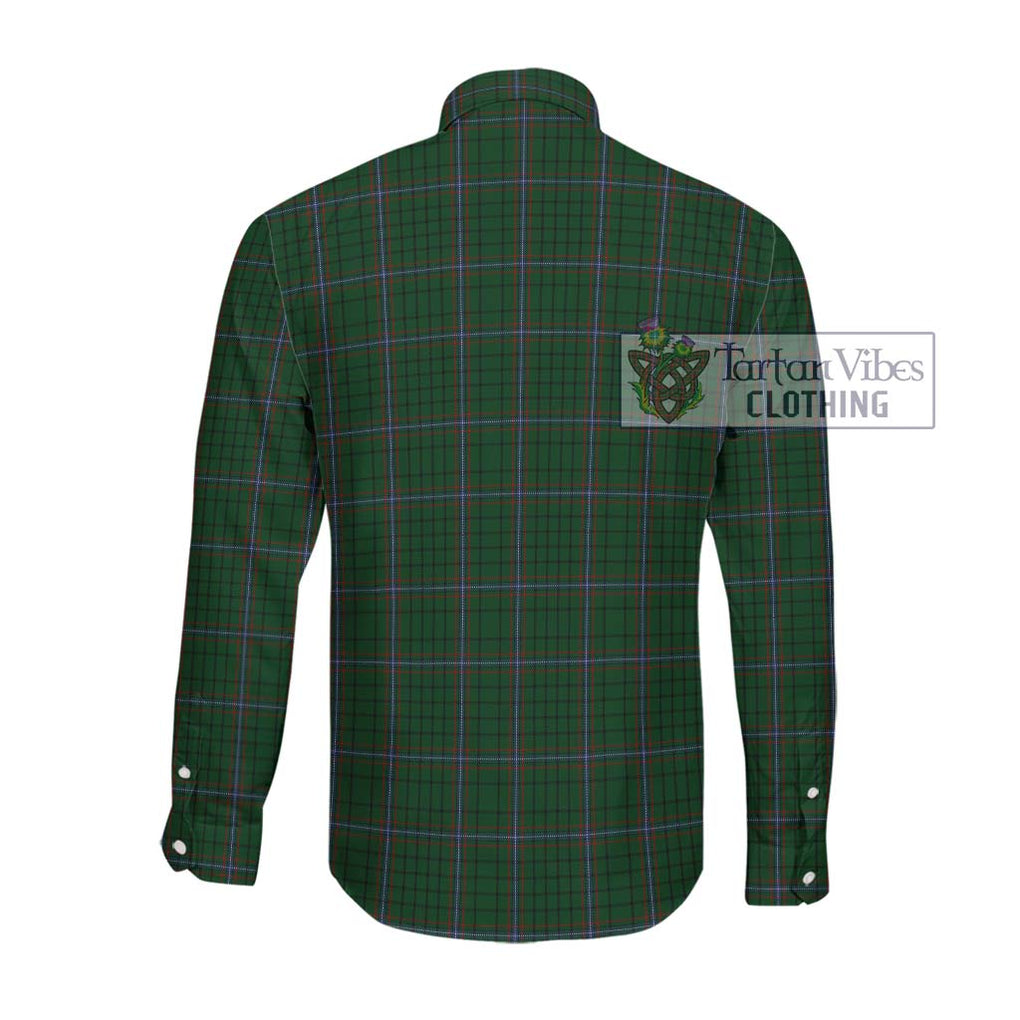 MacRae (McRae) Tartan Long Sleeve Button Shirt with Family Crest DNA In Me Style - Tartanvibesclothing Shop