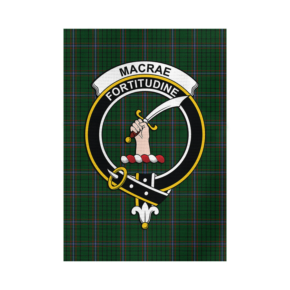 MacRae (McRae) Tartan Flag with Family Crest - Tartan Vibes Clothing