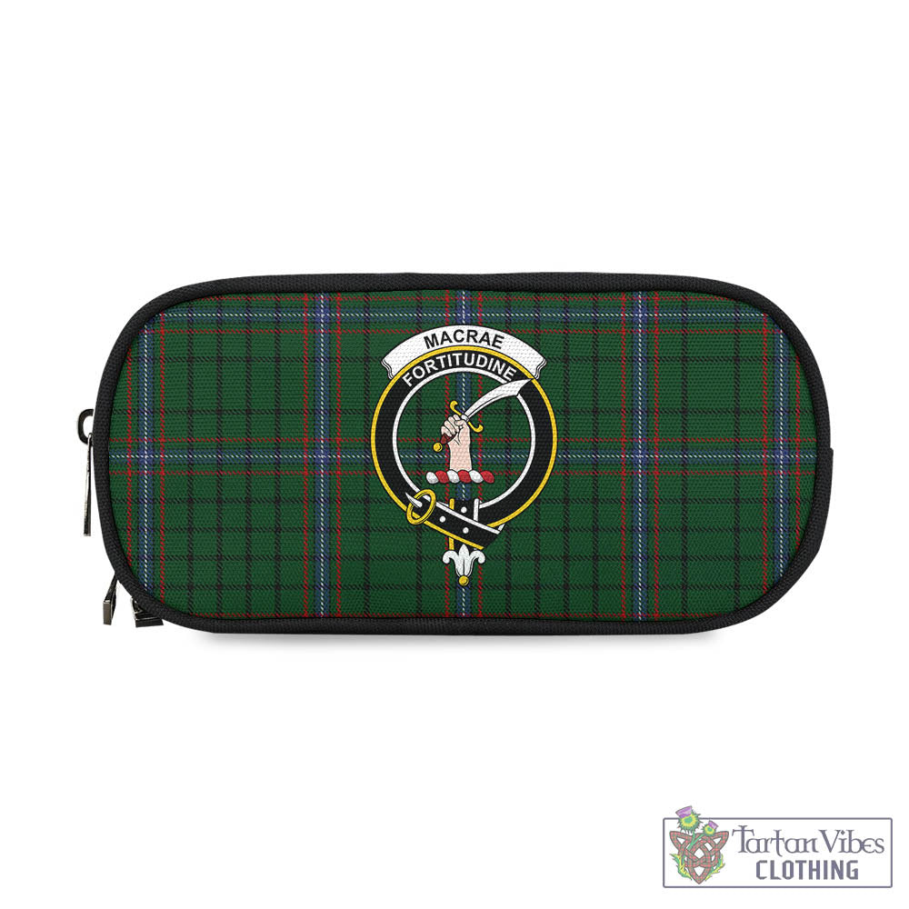 Tartan Vibes Clothing MacRae Tartan Pen and Pencil Case with Family Crest