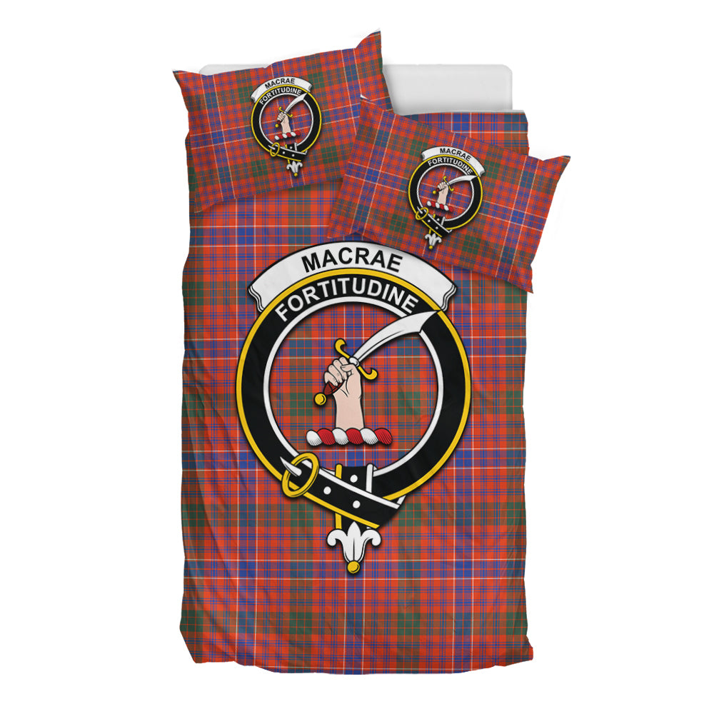 macrae-ancient-tartan-bedding-set-with-family-crest