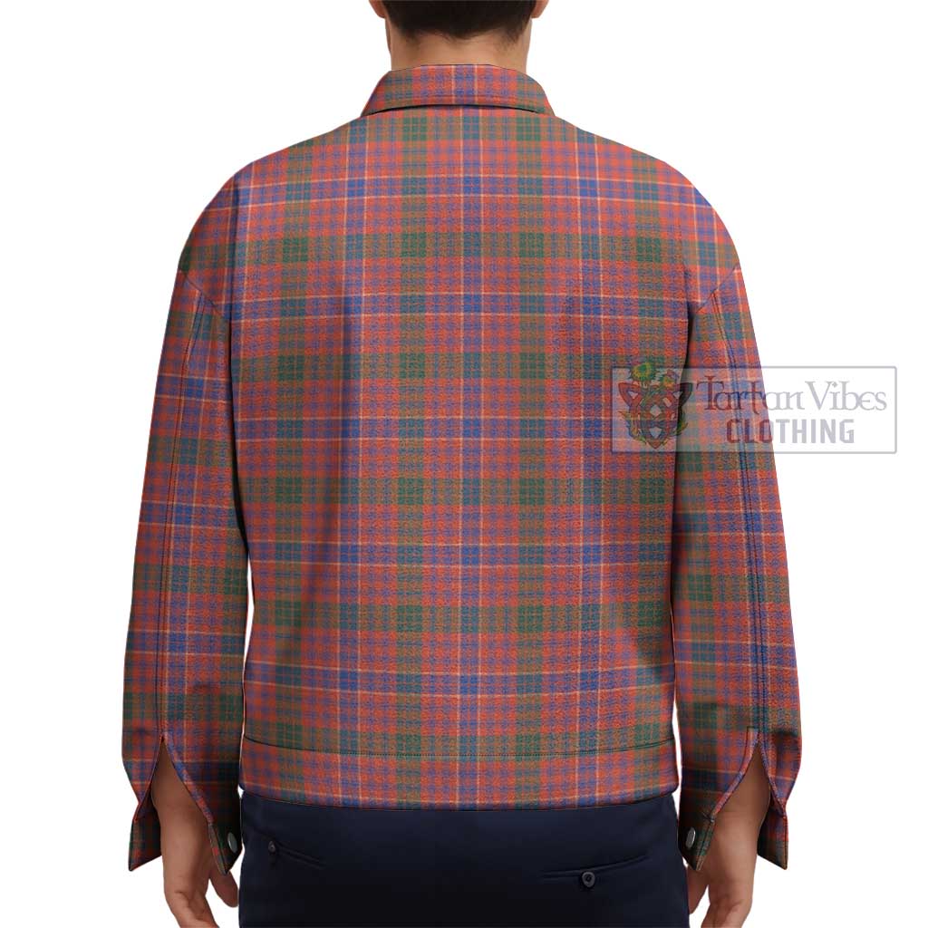 Tartan Vibes Clothing MacRae Ancient Tartan Unisex Lapel Cotton Jacket