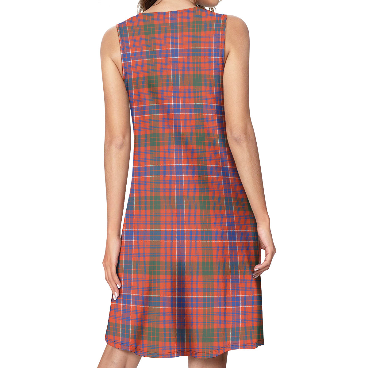 MacRae Ancient Tartan Womens Casual Dresses - Tartanvibesclothing