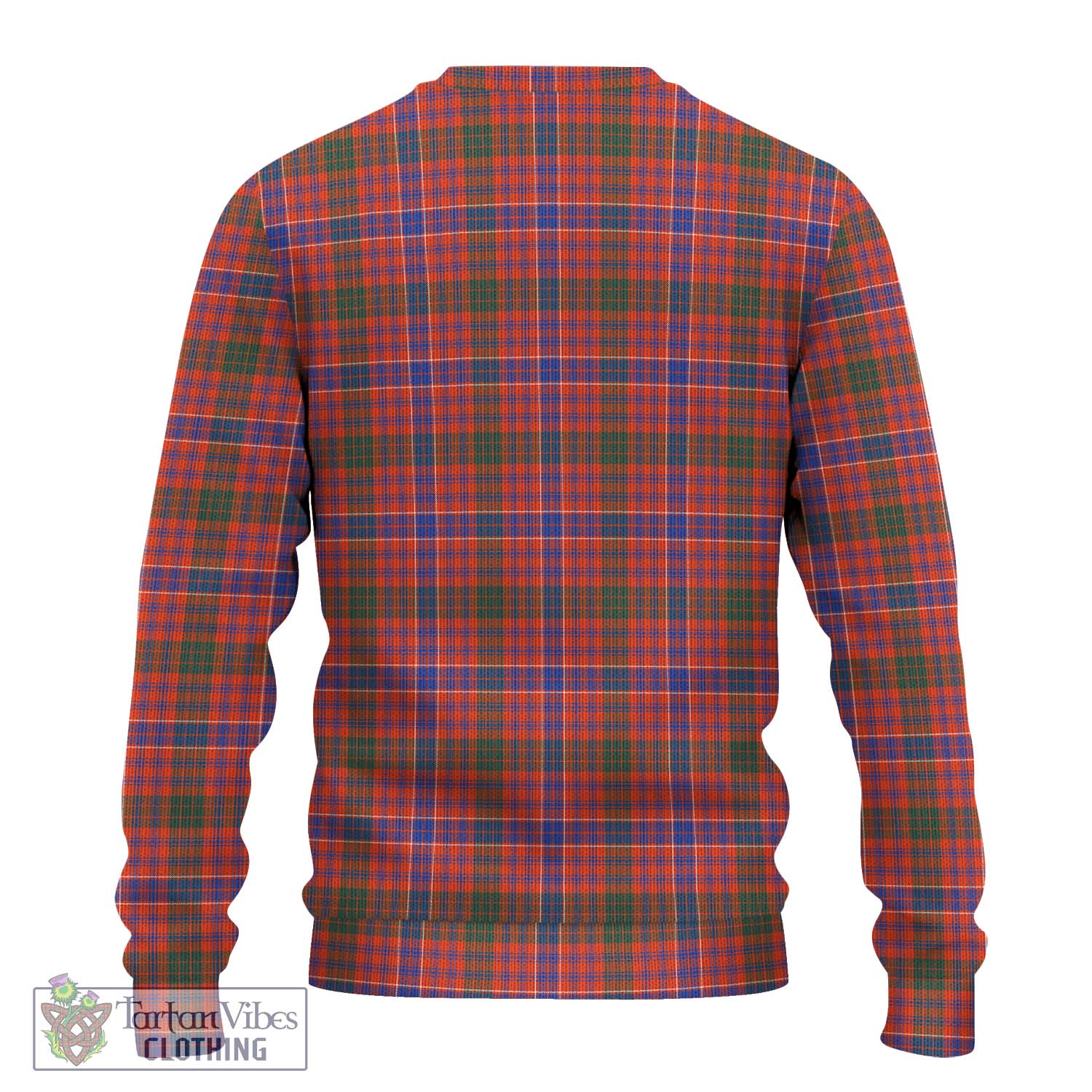 Tartan Vibes Clothing MacRae Ancient Tartan Knitted Sweater with Family Crest DNA In Me Style