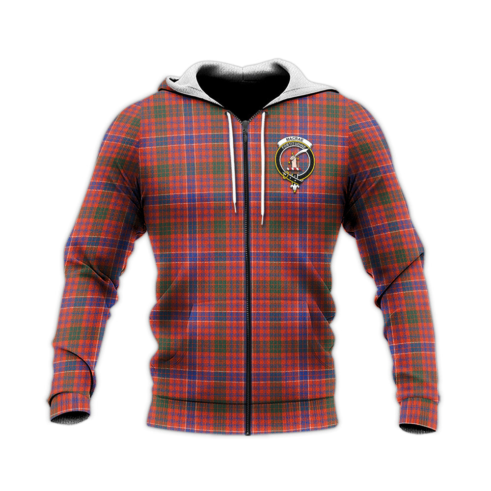 macrae-ancient-tartan-knitted-hoodie-with-family-crest