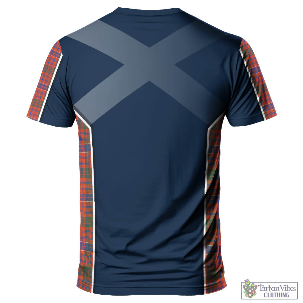 Tartan Vibes Clothing MacRae Ancient Tartan T-Shirt with Family Crest and Lion Rampant Vibes Sport Style