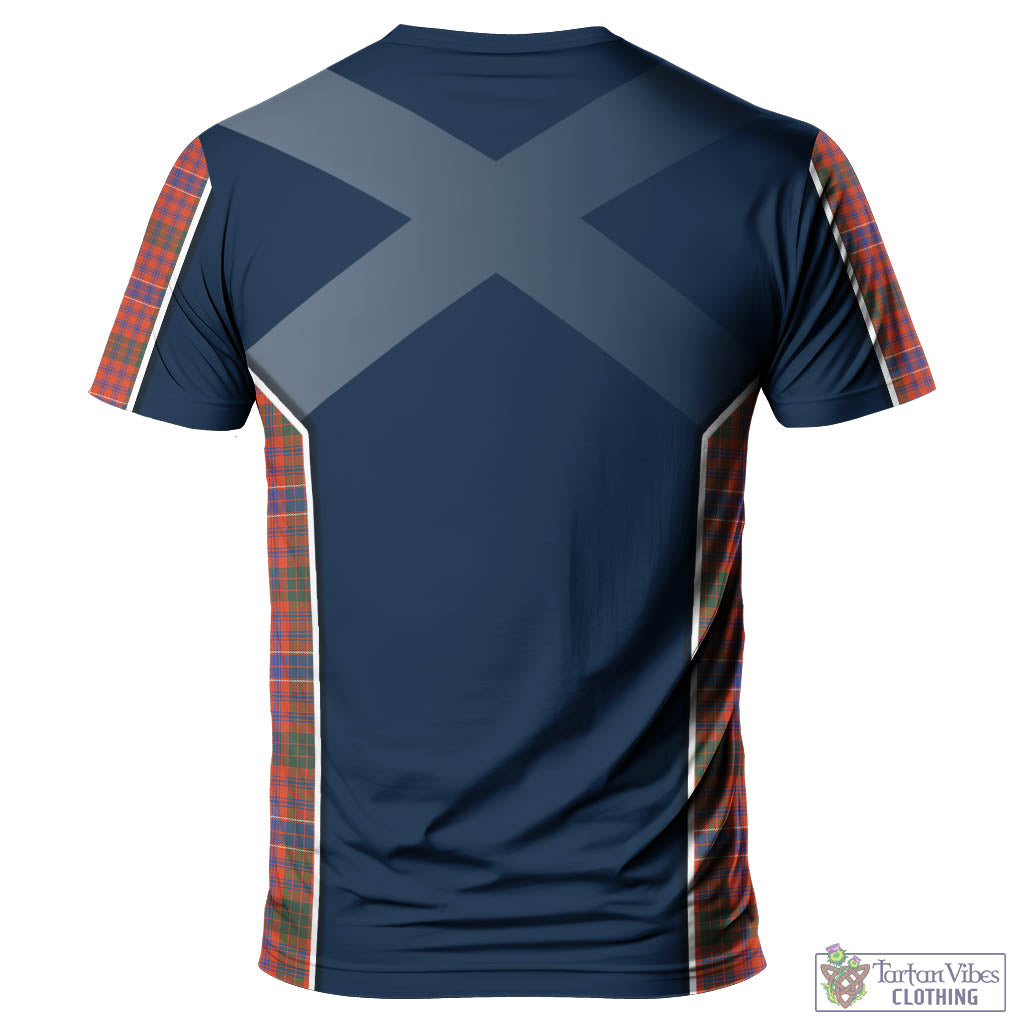 Tartan Vibes Clothing MacRae Ancient Tartan T-Shirt with Family Crest and Scottish Thistle Vibes Sport Style