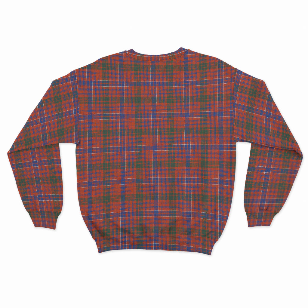 MacRae Ancient Tartan Sweatshirt with Family Crest - Tartan Vibes Clothing