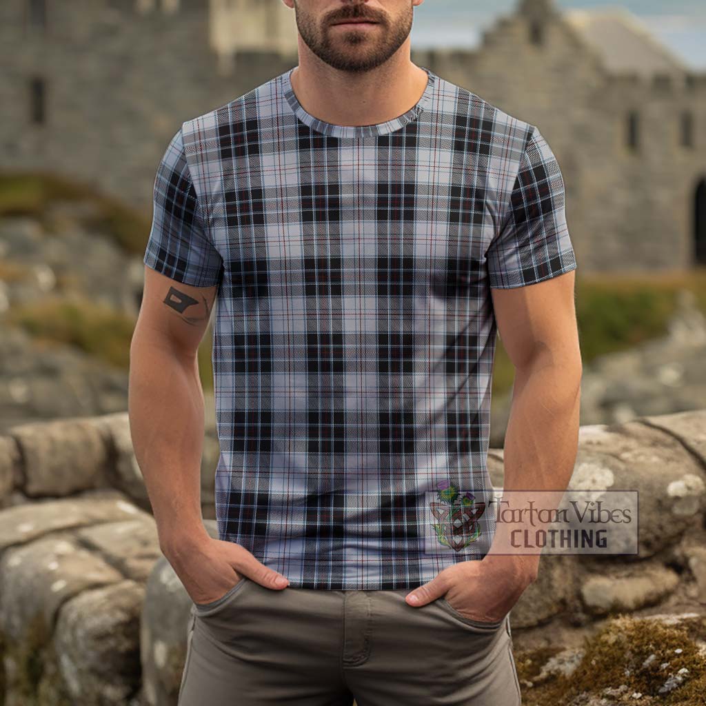 MacRae Dress Tartan Cotton T-Shirt Men's Shirt - Tartanvibesclothing Shop