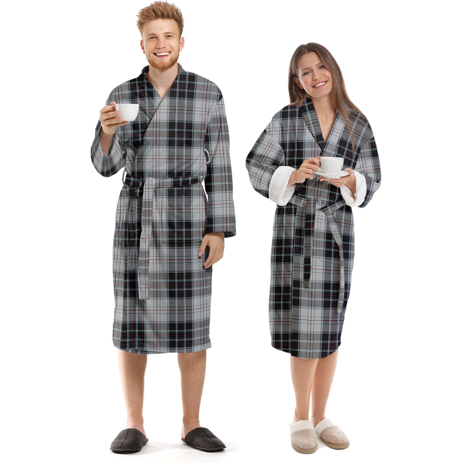 MacRae Dress Tartan Bathrobe Unisex S - Tartan Vibes Clothing