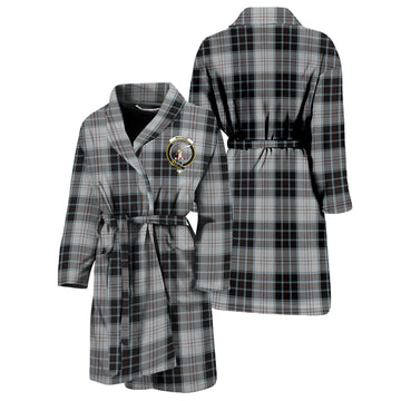 MacRae Dress Tartan Bathrobe with Family Crest