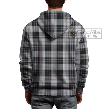 MacRae Dress Tartan Hoodie with Family Crest DNA In Me Style