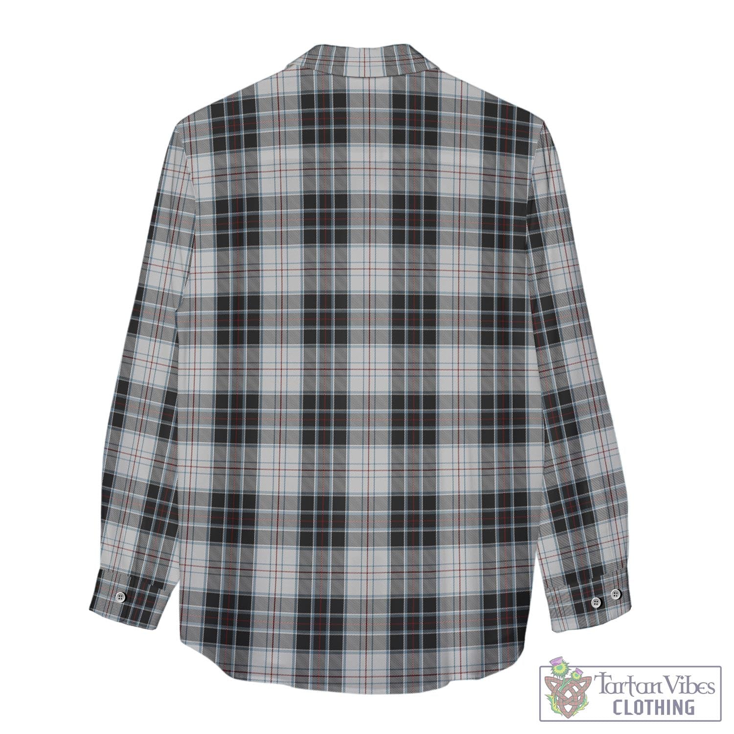 Tartan Vibes Clothing MacRae Dress Tartan Womens Casual Shirt with Family Crest