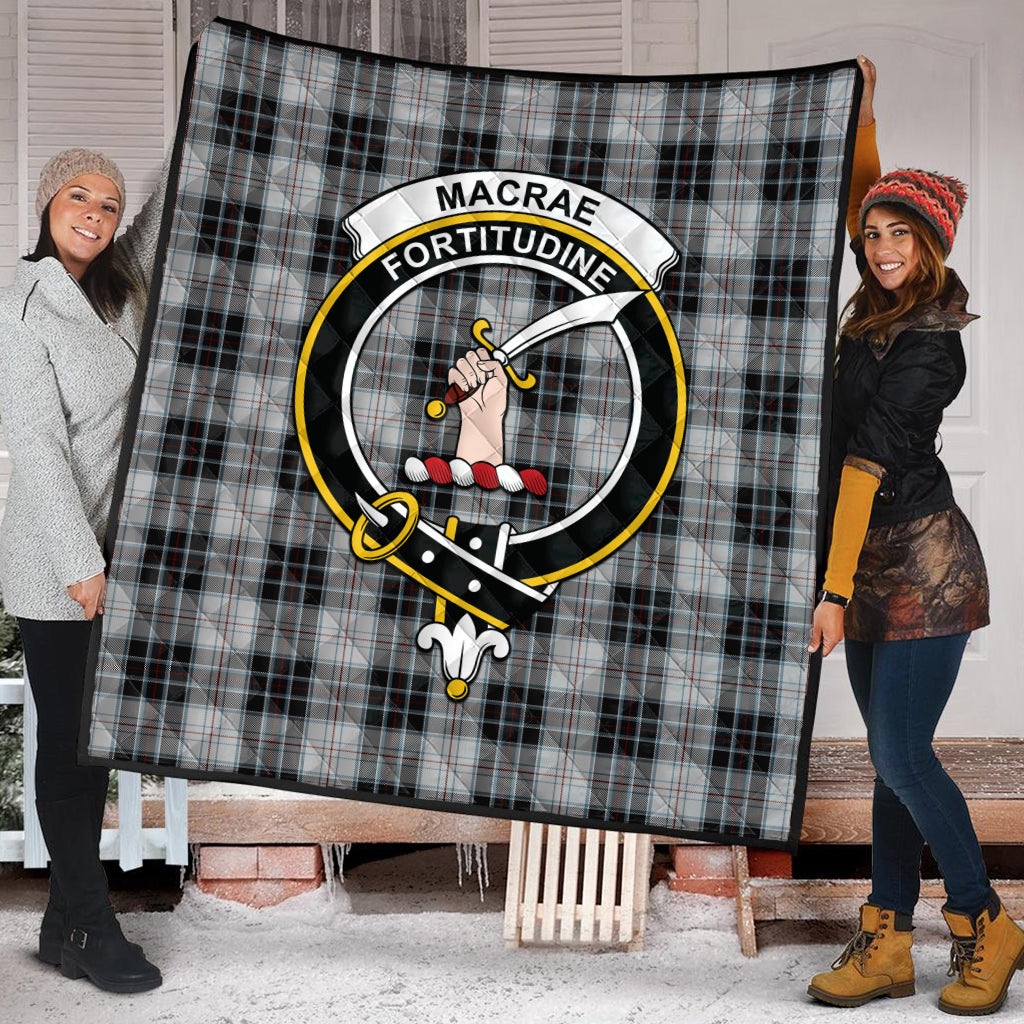 macrae-dress-tartan-quilt-with-family-crest