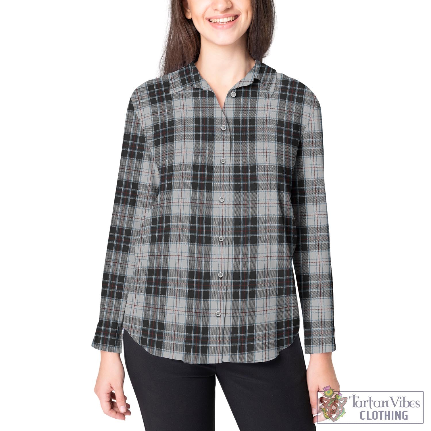 MacRae Dress Tartan Womens Casual Shirt