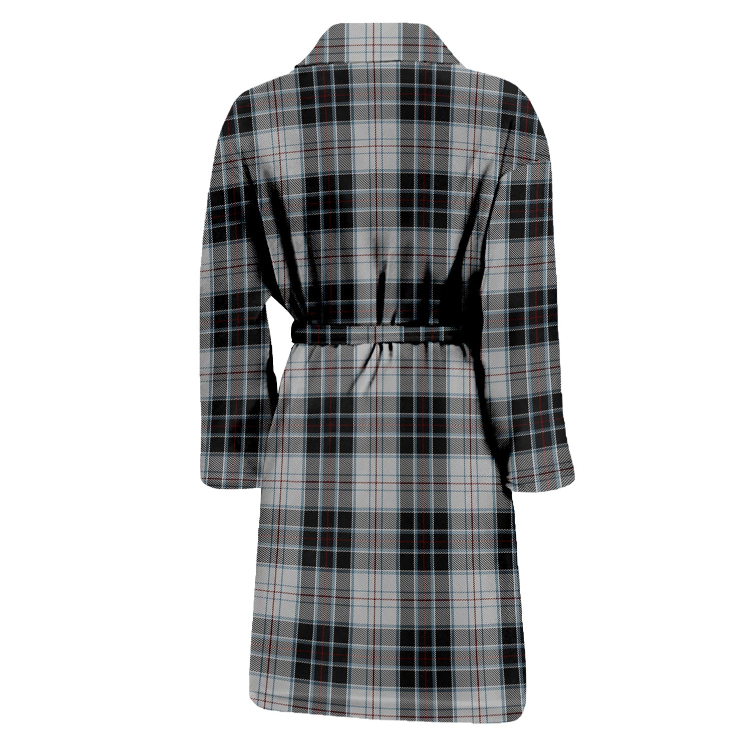 MacRae Dress Tartan Bathrobe with Family Crest - Tartan Vibes Clothing