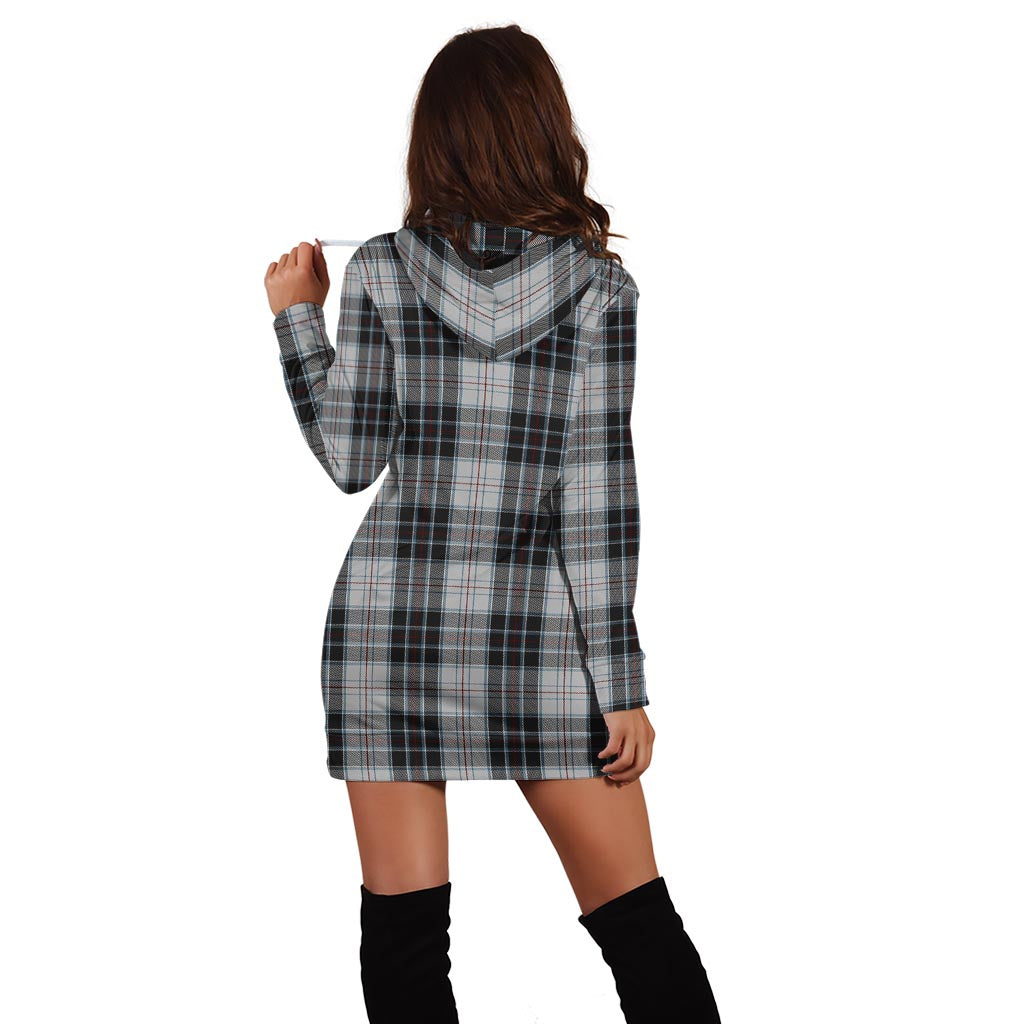 MacRae Dress Tartan Hoodie Dress with Family Crest - Tartan Vibes Clothing