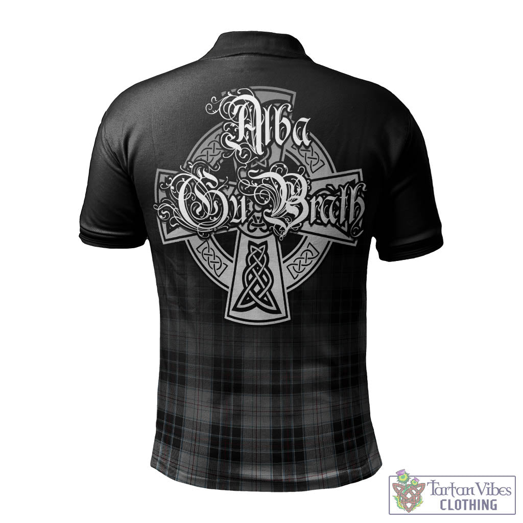 Tartan Vibes Clothing MacRae Dress Tartan Polo Shirt Featuring Alba Gu Brath Family Crest Celtic Inspired