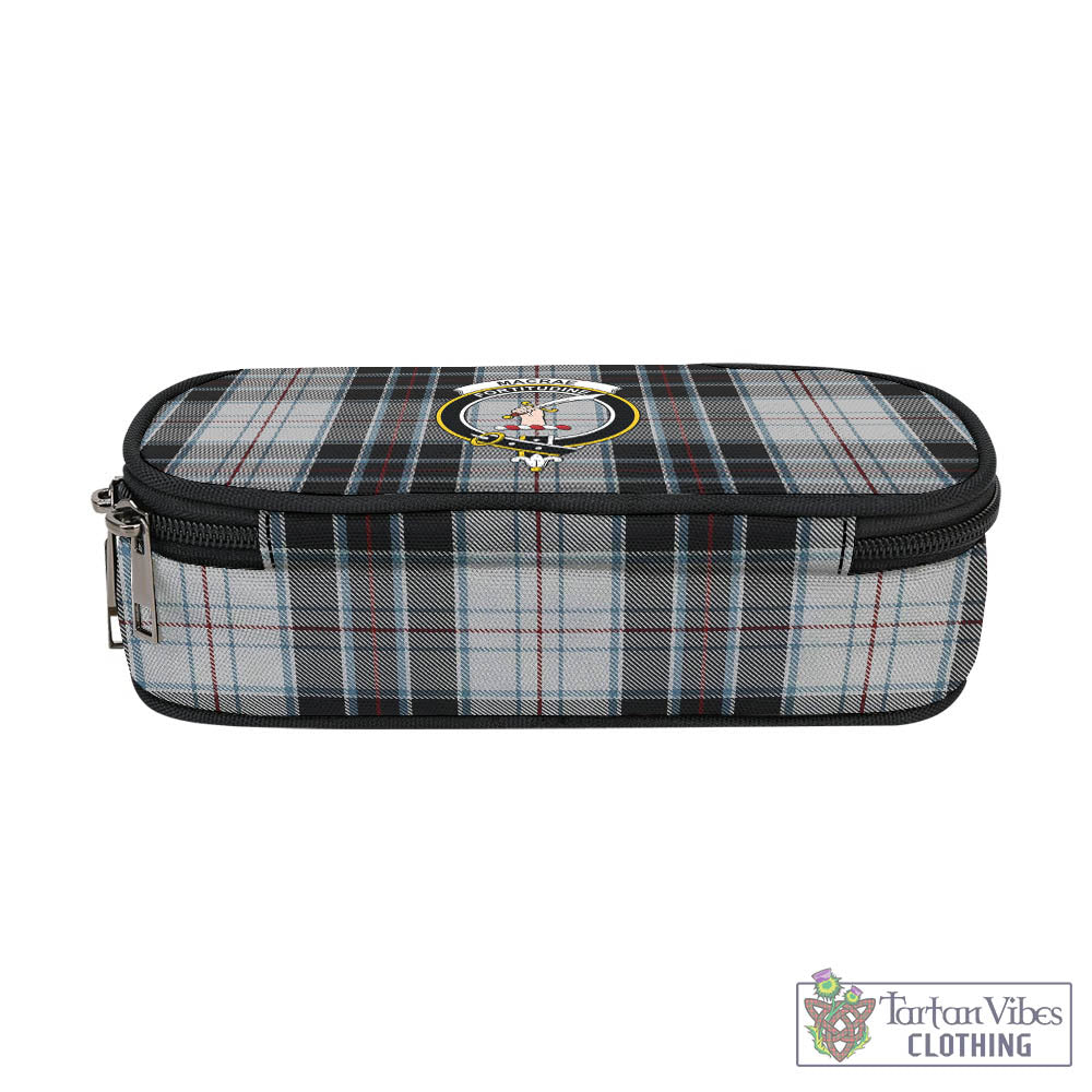 Tartan Vibes Clothing MacRae Dress Tartan Pen and Pencil Case with Family Crest