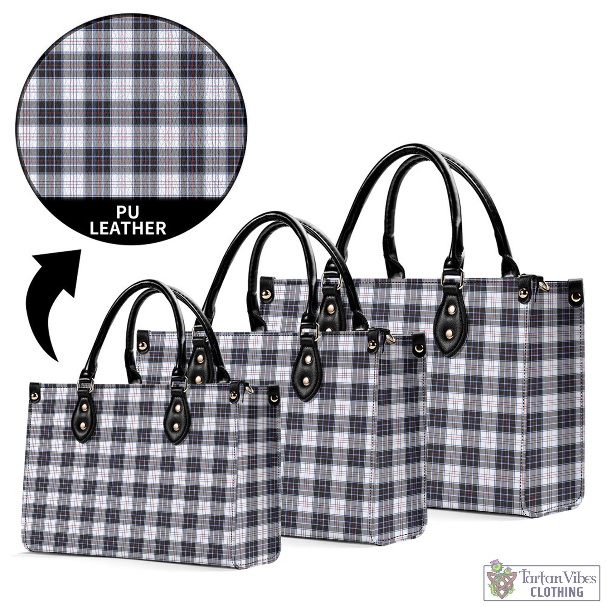 Tartan Vibes Clothing MacRae Dress Modern Tartan Luxury Leather Handbags