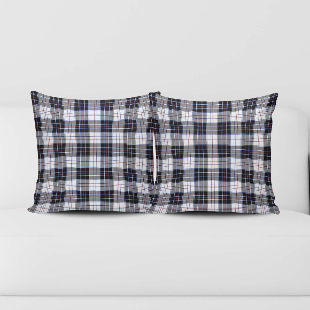 MacRae Dress Modern Tartan Pillow Cover Square Pillow Cover - Tartanvibesclothing