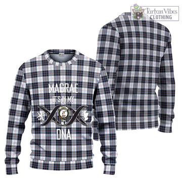 MacRae Dress Modern Tartan Ugly Sweater with Family Crest DNA In Me Style