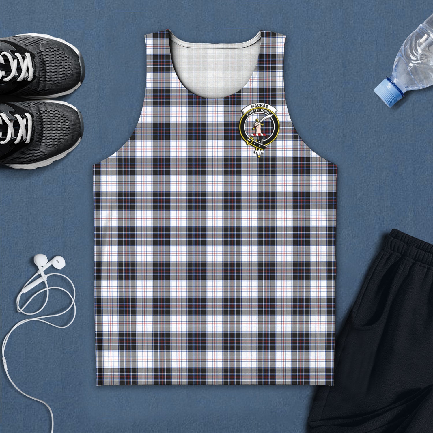 macrae-dress-modern-tartan-mens-tank-top-with-family-crest