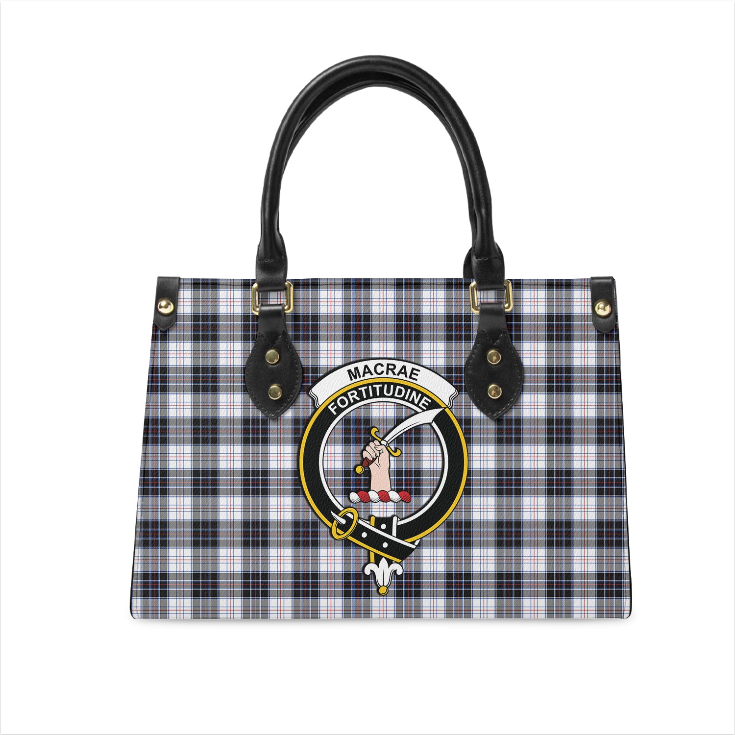 macrae-dress-modern-tartan-leather-bag-with-family-crest