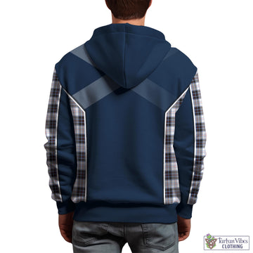 MacRae Dress Modern Tartan Hoodie with Family Crest and Scottish Thistle Vibes Sport Style