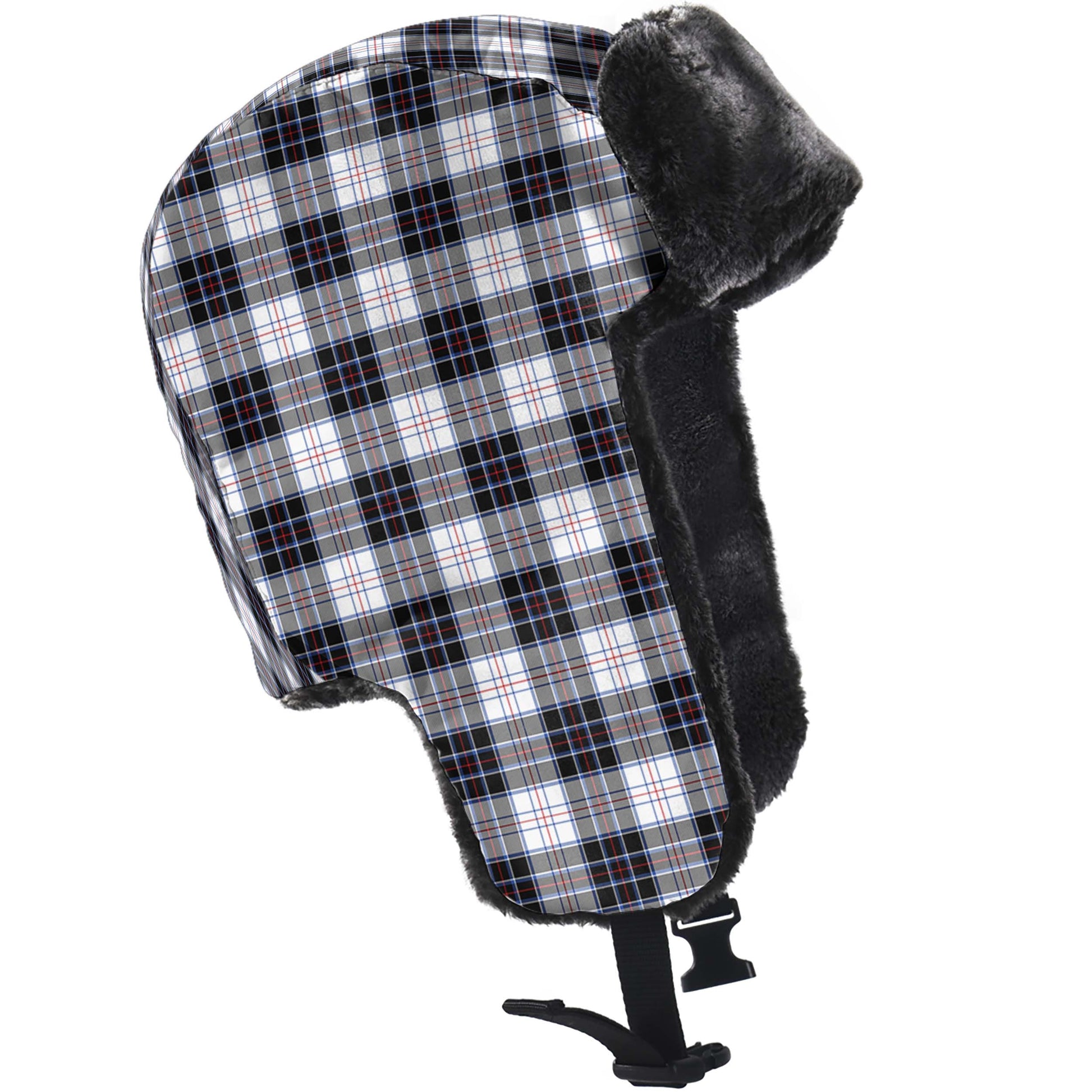 MacRae Dress Modern Tartan Winter Trapper Hat - Tartanvibesclothing