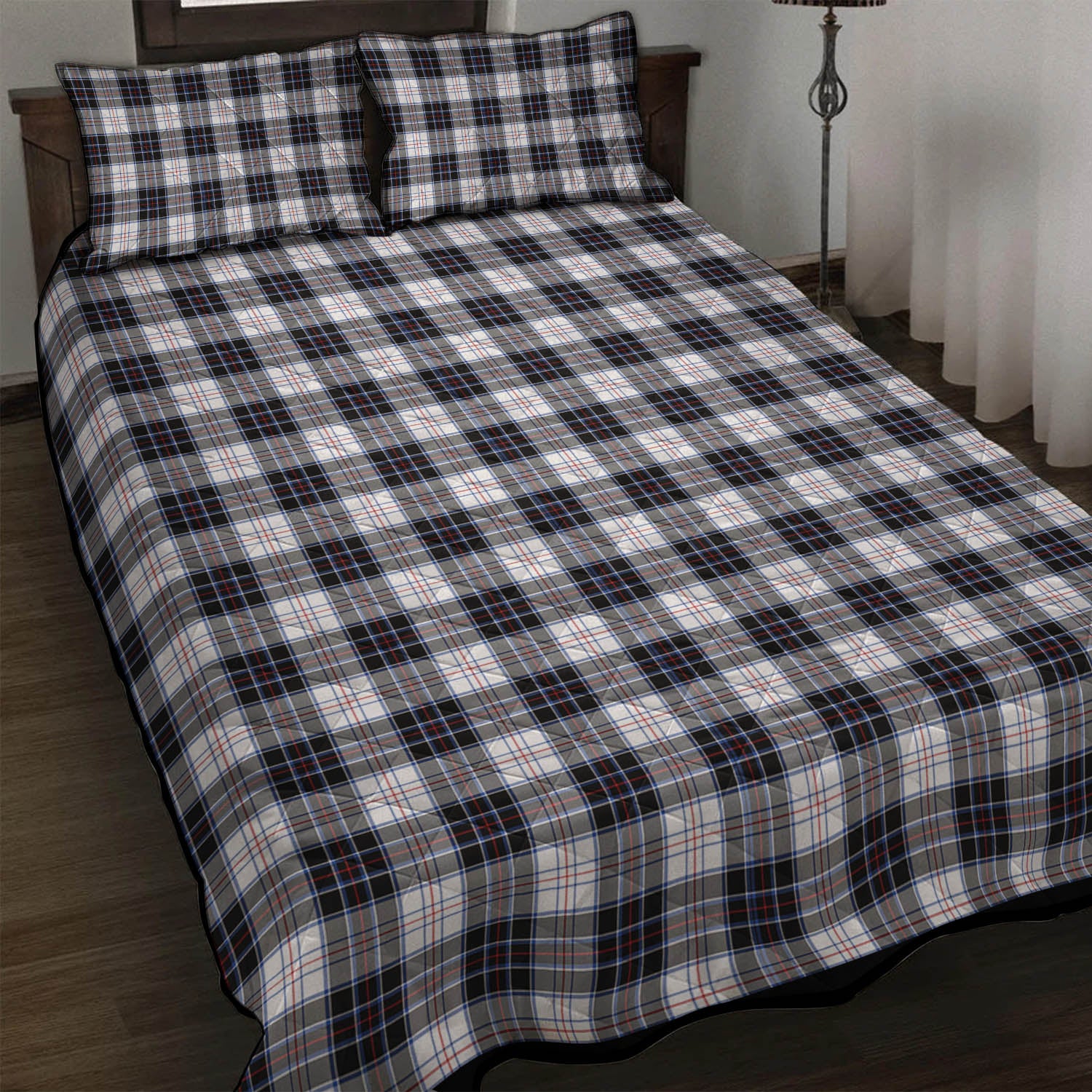 MacRae Dress Modern Tartan Quilt Bed Set - Tartan Vibes Clothing