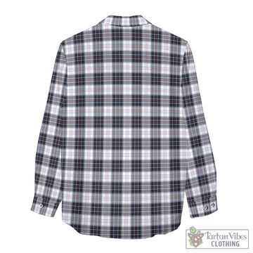 MacRae Dress Modern Tartan Women's Casual Shirt with Family Crest