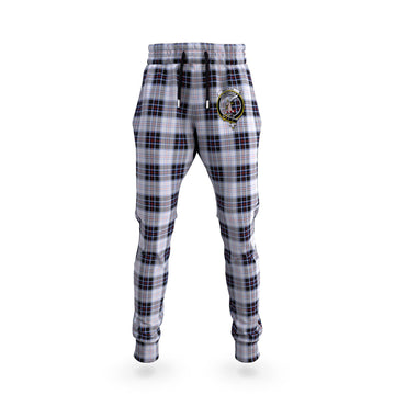 MacRae Dress Modern Tartan Joggers Pants with Family Crest