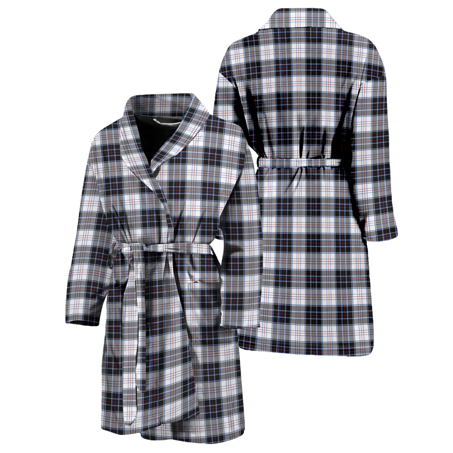 MacRae Dress Modern Tartan Bathrobe Unisex M - Tartan Vibes Clothing