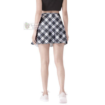 MacRae Dress Modern Tartan Women's Plated Mini Skirt Cross Style