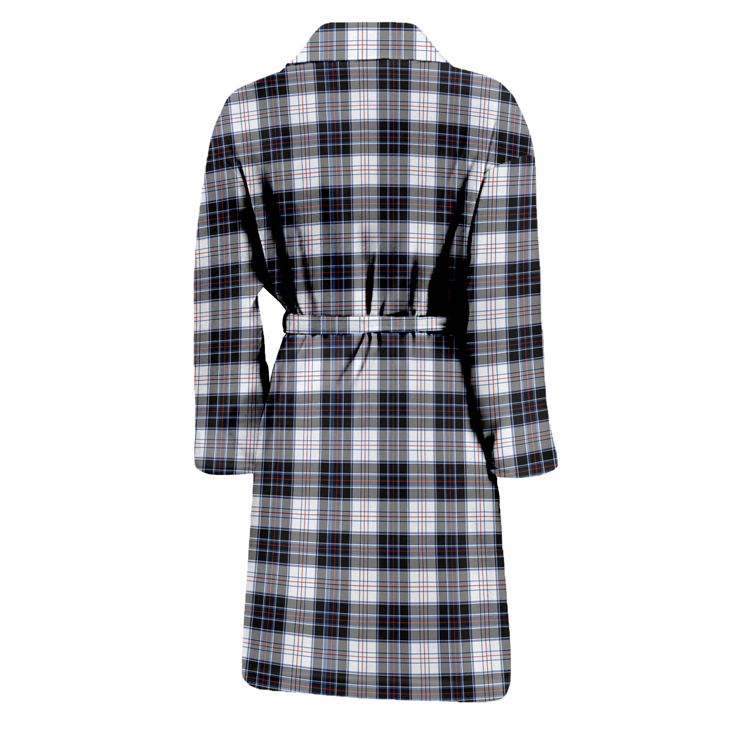 MacRae Dress Modern Tartan Bathrobe with Family Crest - Tartan Vibes Clothing